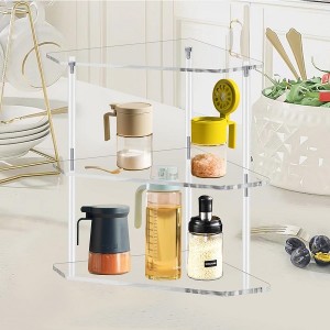 Acrylic cosmetics perfume storage rack spice bottle tray