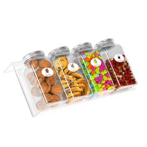 Acrylic spice racktiered storagekitchen organizer