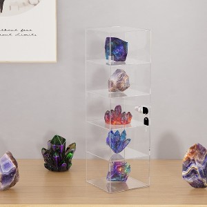 Custom acrylic cabinet with lock for collectibles home