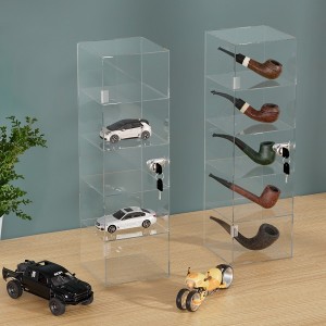 Custom acrylic cabinets with locks for collectibles