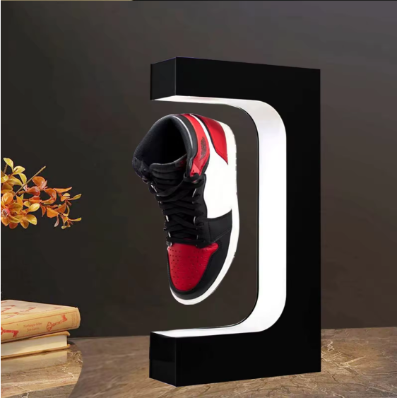 E-Shape-Base-Acrylic-Magnetic-Levitation-Shoes-Display-Stand