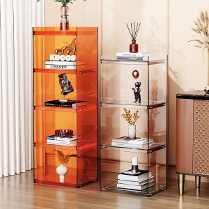 Floor-to-ceiling acrylic storage box