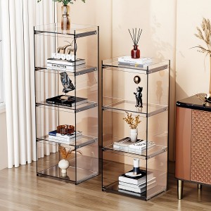 Floor-to-ceiling acrylic storage box for household sundries