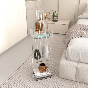 Multi-functional home multi-layer acrylic storage rack