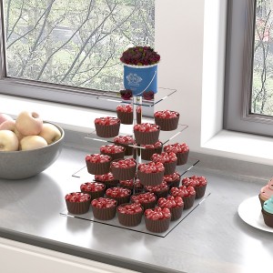 Transparante acryl cake stand foar cakes